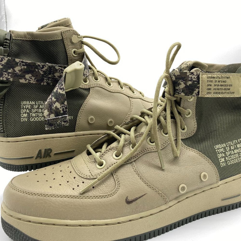Nike SF Air Force 1 mid 917753-201 mushroom US size 11.5